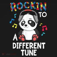Rockin To A Different Tune Autism Awarness Mousepad thumb 1