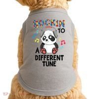 Rockin To A Different Tune Autism Awarness Doggie Tank thumb 0