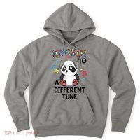 Rockin To A Different Tune Autism Awarness Hoodie thumb 0