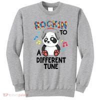 Rockin To A Different Tune Autism Awarness Sweatshirt thumb 0