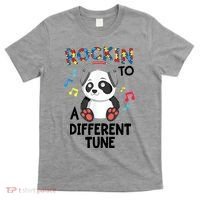 Rockin To A Different Tune Autism Awarness T-Shirt thumb 0