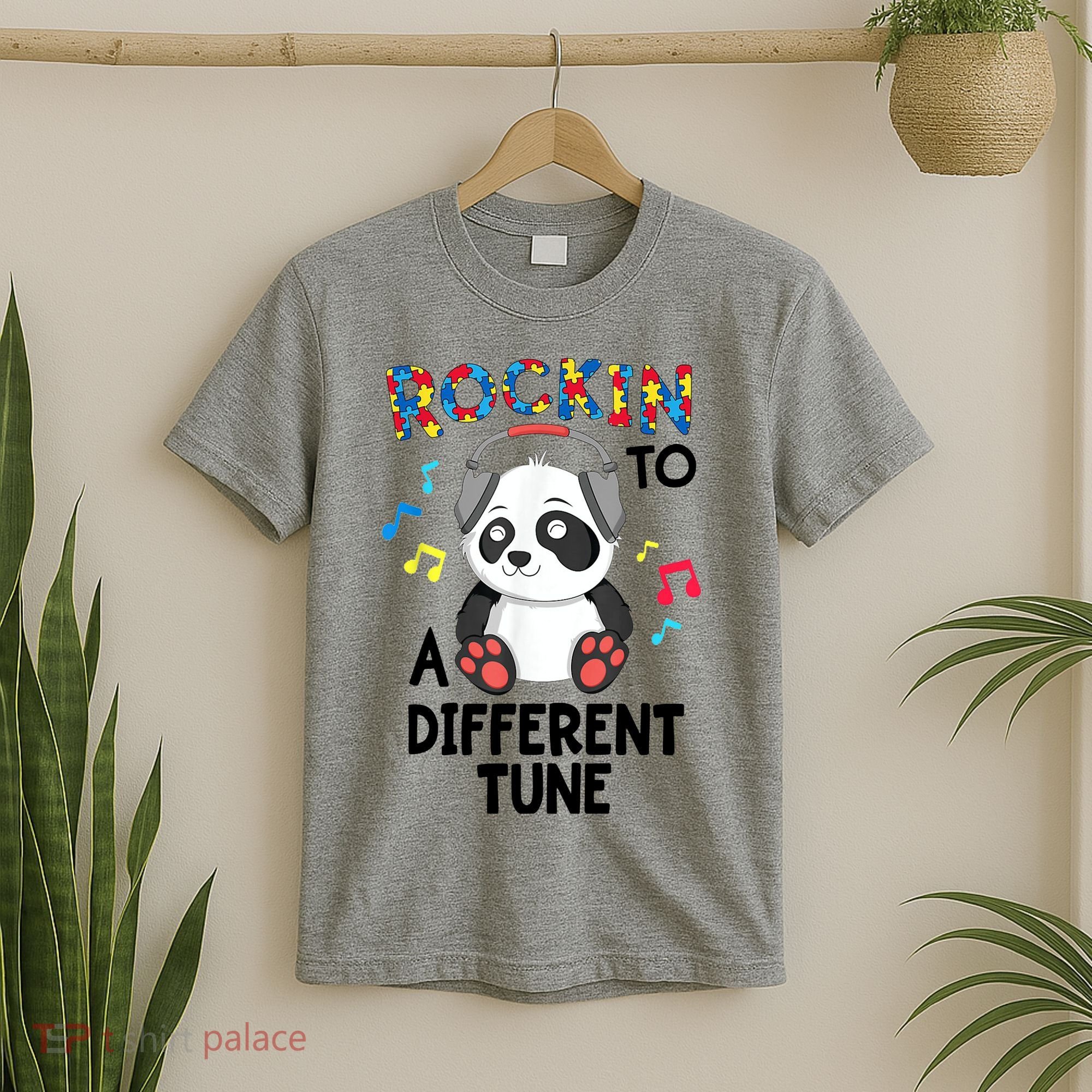 Rockin To A Different Tune Autism Awarness T-Shirt