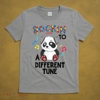 Rockin To A Different Tune Autism Awarness T-Shirt thumb 5