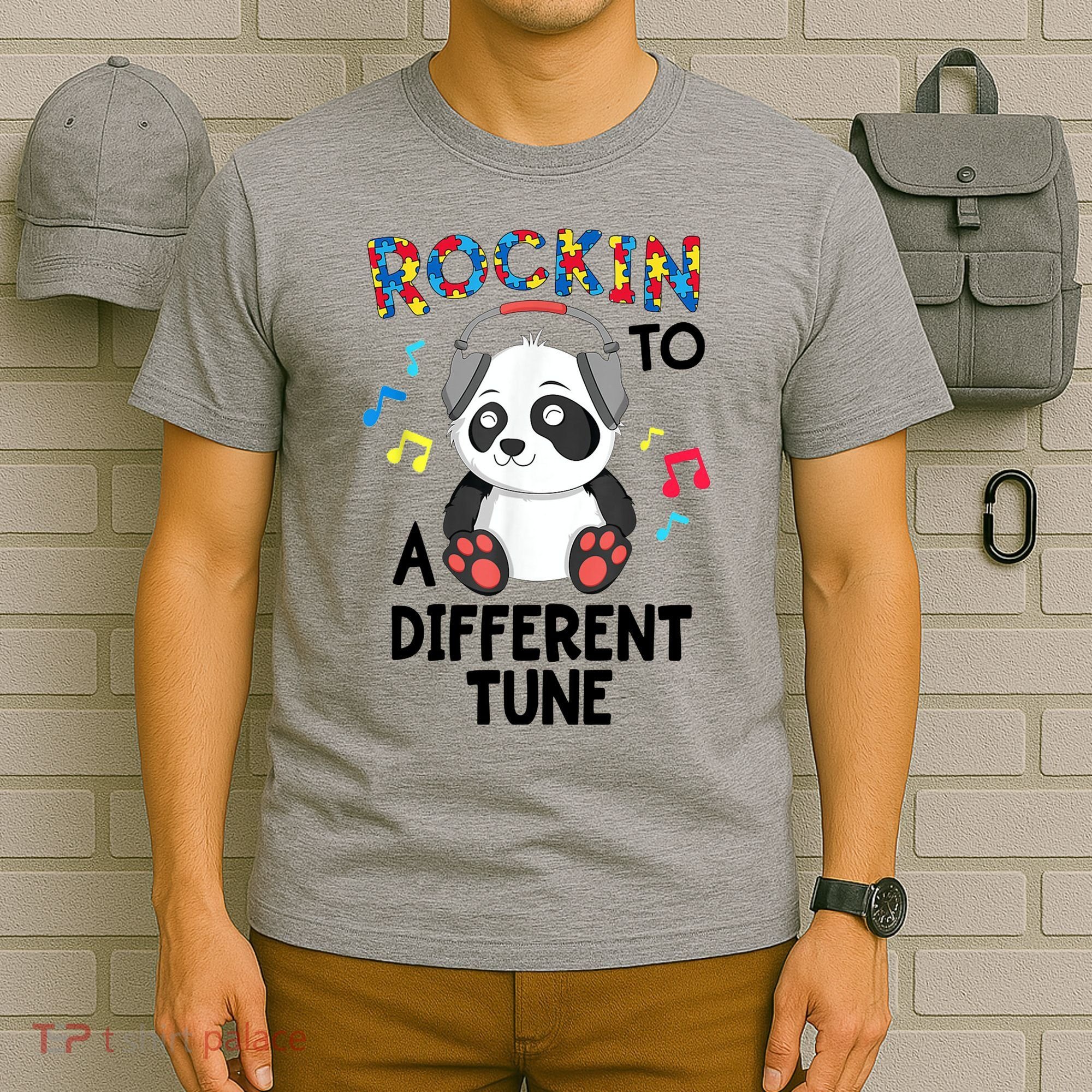 Rockin To A Different Tune Autism Awarness T-Shirt