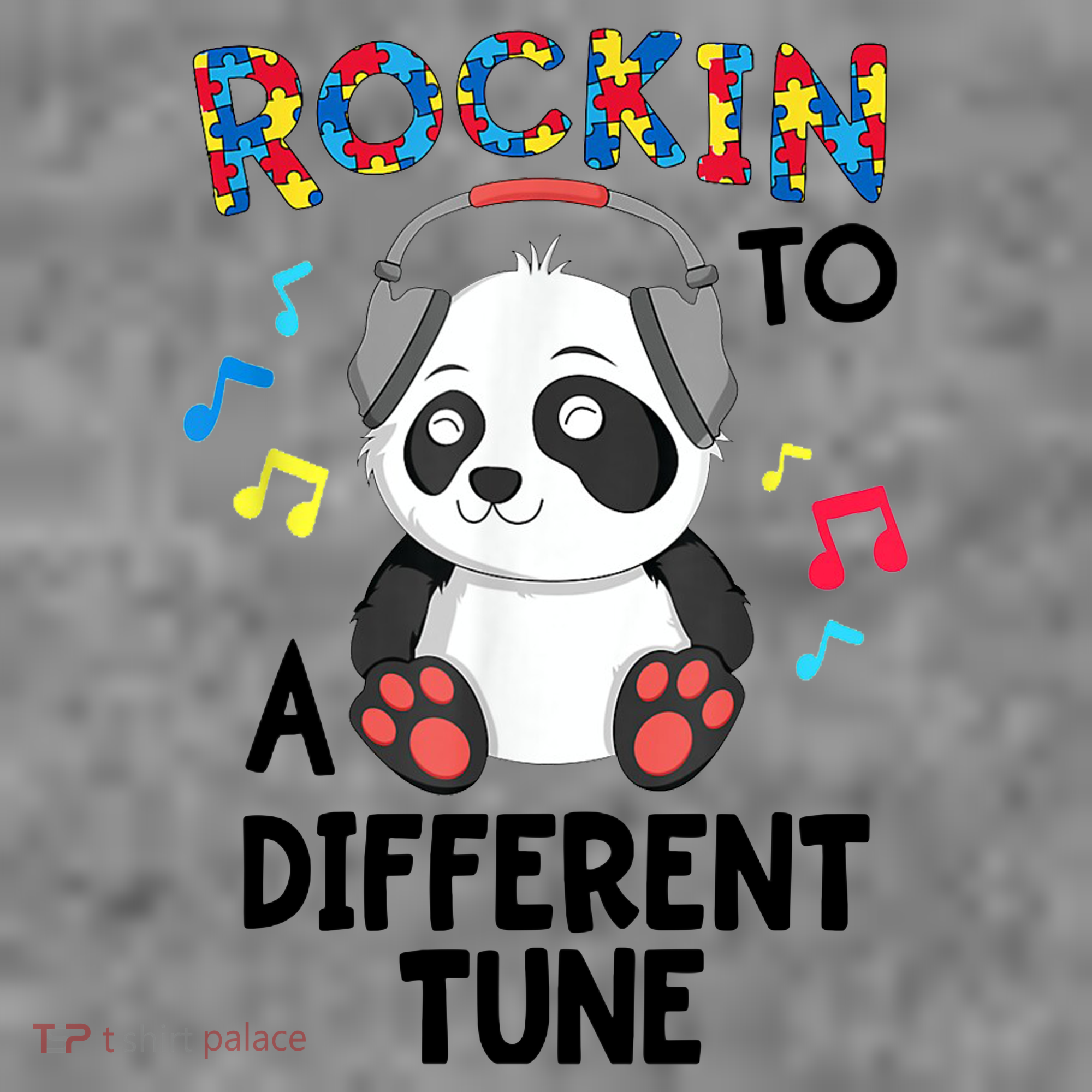 Rockin To A Different Tune Autism Awarness Women's Hoodie