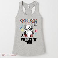 Rockin To A Different Tune Autism Awarness Women's Tank Top thumb 0