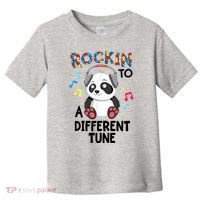 Rockin To A Different Tune Autism Awarness Toddler T-Shirt thumb 0