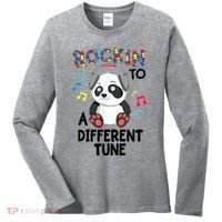Rockin To A Different Tune Autism Awarness Women's Long Sleeve Shirt thumb 0