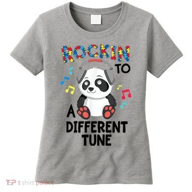 Rockin To A Different Tune Autism Awarness Women's T-Shirt