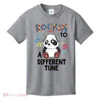 Rockin To A Different Tune Autism Awarness Kids T-Shirt thumb 0