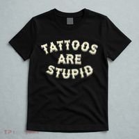 retro Tattoos Are Stupid T-Shirt thumb 5