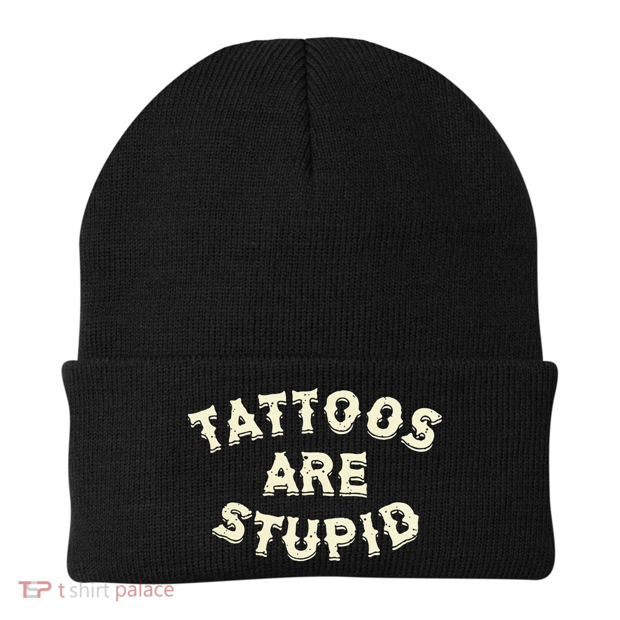 retro Tattoos Are Stupid Beanie