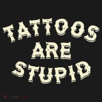 retro Tattoos Are Stupid Coaster thumb 2