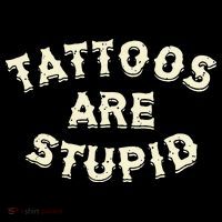 retro Tattoos Are Stupid Women's Hoodie thumb 2
