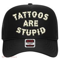 retro Tattoos Are Stupid Hat thumb 0