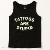 retro Tattoos Are Stupid Tank Top thumb 2
