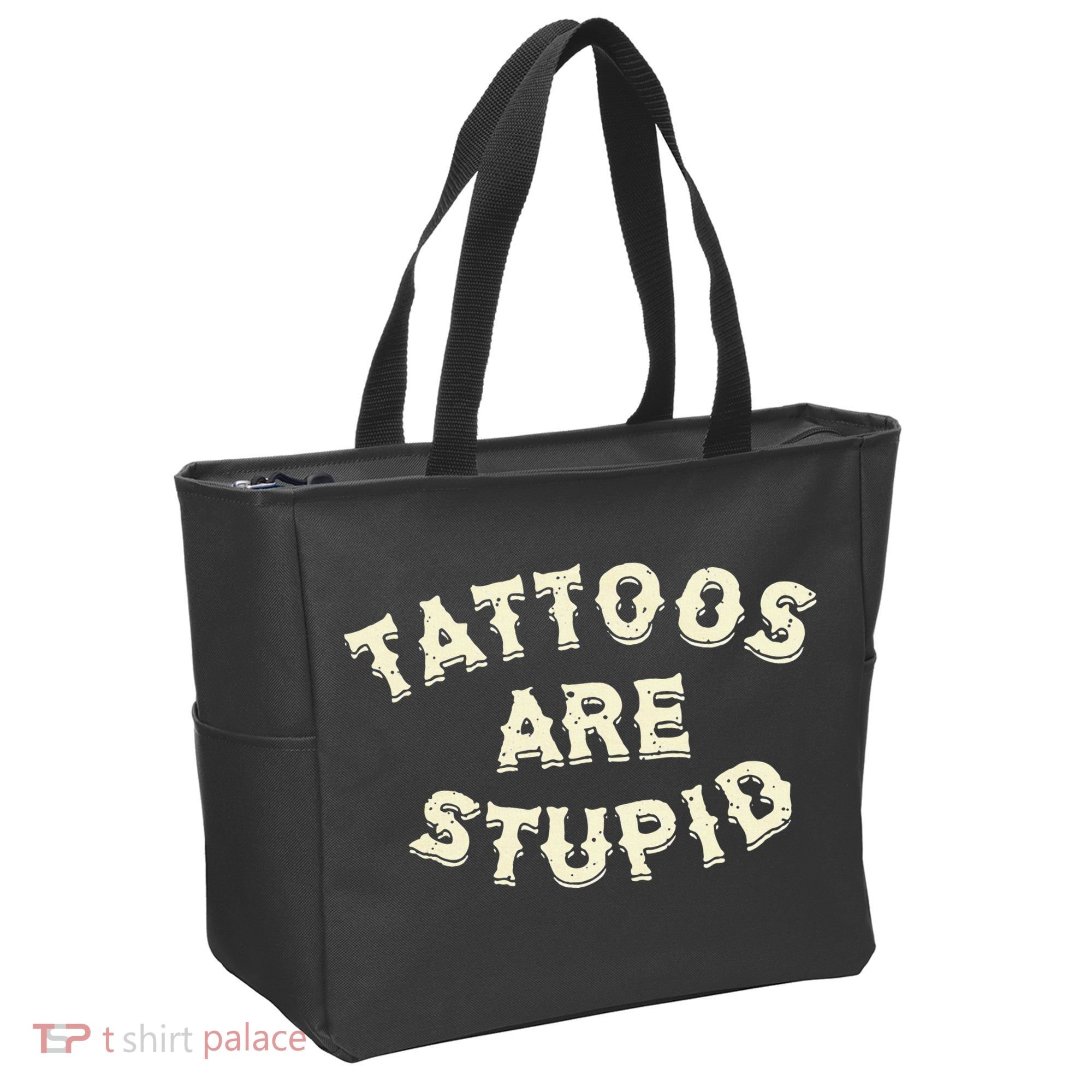 retro Tattoos Are Stupid Tote Bag