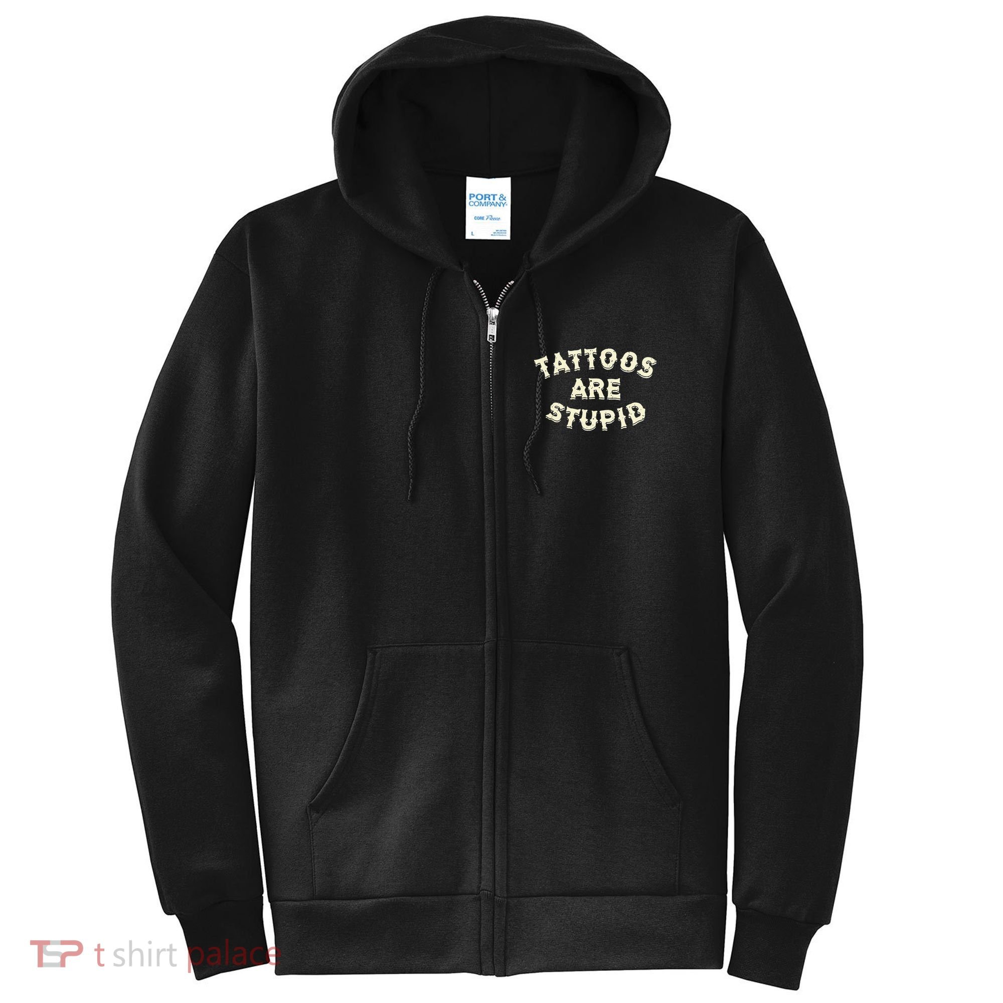 retro Tattoos Are Stupid Full Zip Hoodie