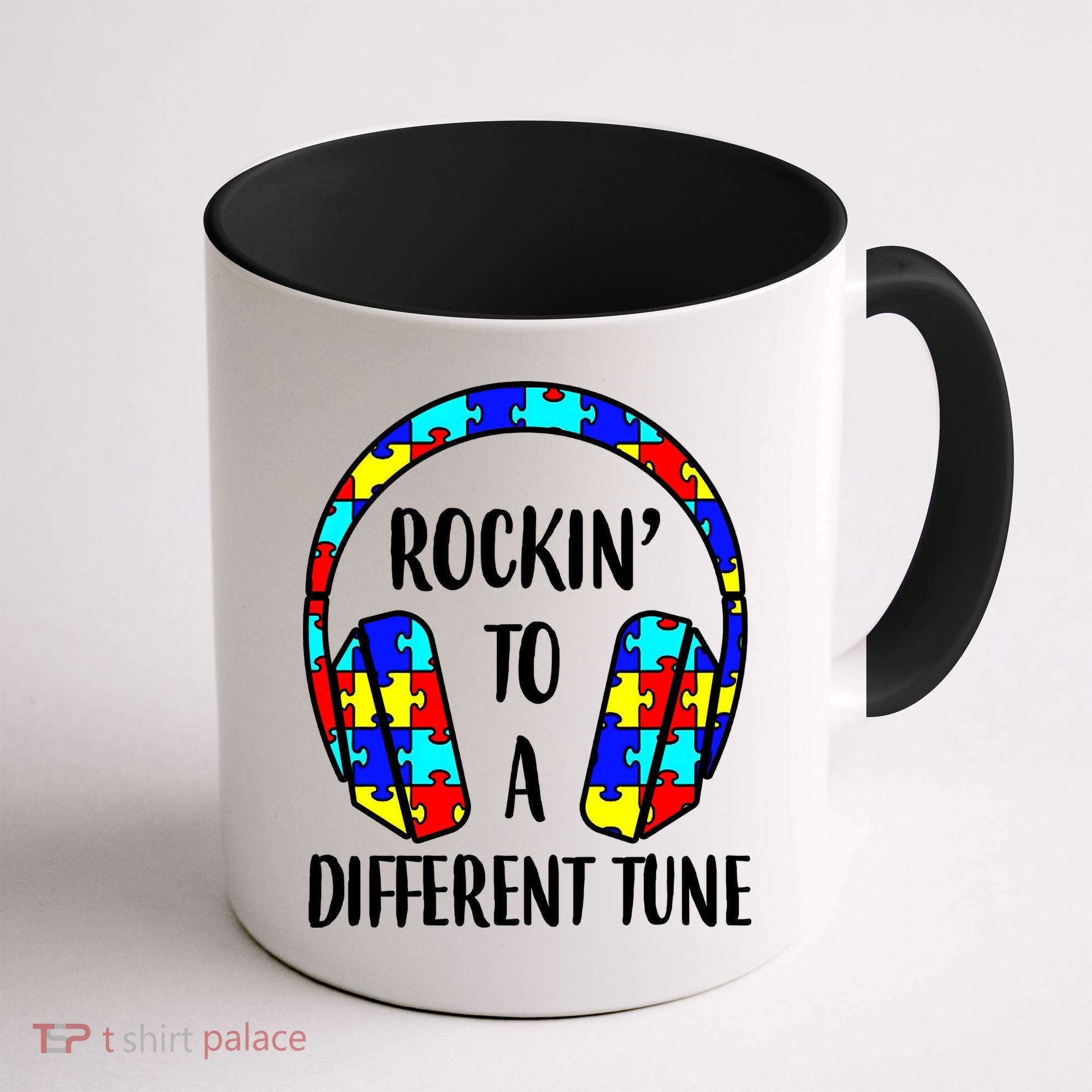 Rockin To A Different Tune Autism Awareness Coffee Mug