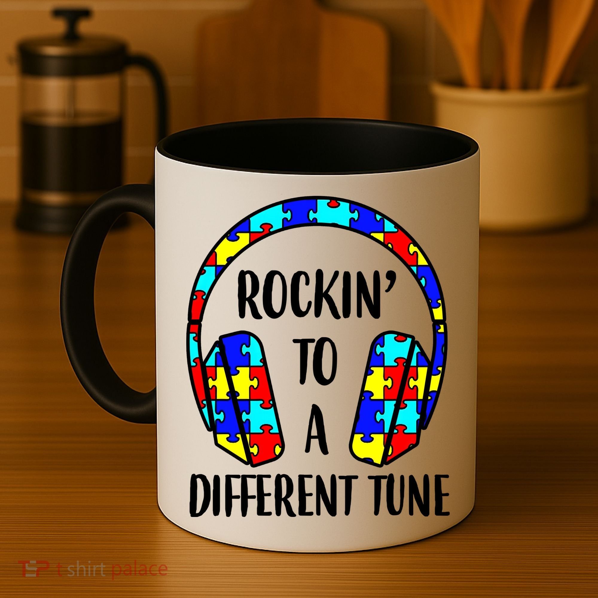 Rockin To A Different Tune Autism Awareness Coffee Mug