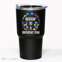 Rockin To A Different Tune Autism Awareness Tumbler thumb 0