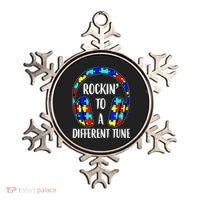 Rockin To A Different Tune Autism Awareness Ornament thumb 0