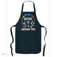 Rockin To A Different Tune Autism Awareness Apron thumb 0