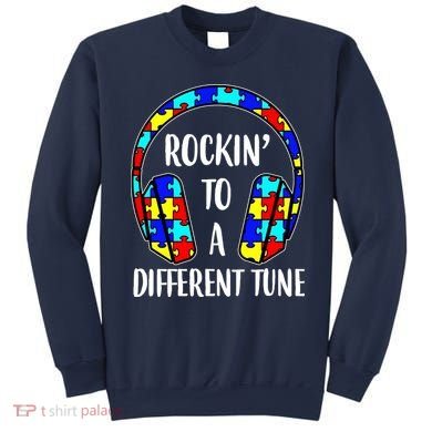 Rockin To A Different Tune Autism Awareness Sweatshirt