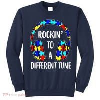 Rockin To A Different Tune Autism Awareness Sweatshirt thumb 0