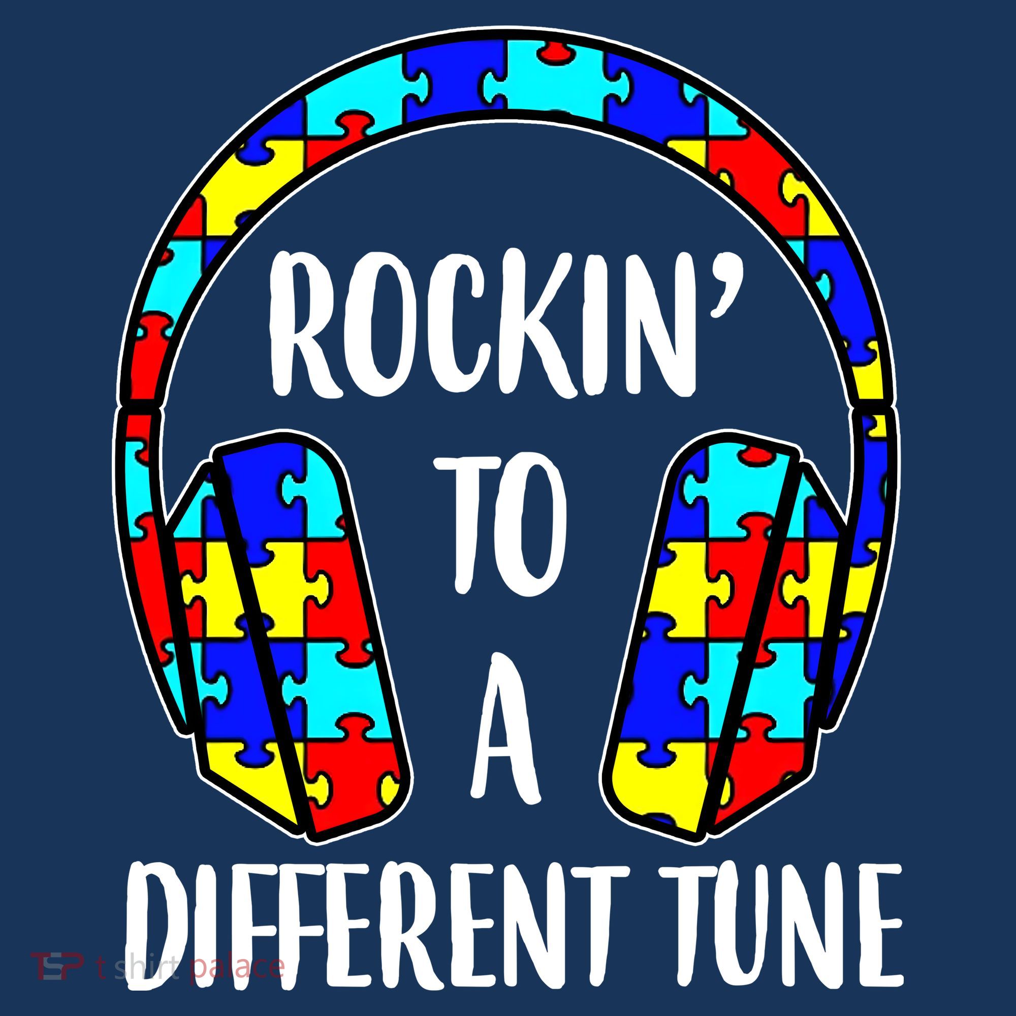 Rockin To A Different Tune Autism Awareness Mousepad