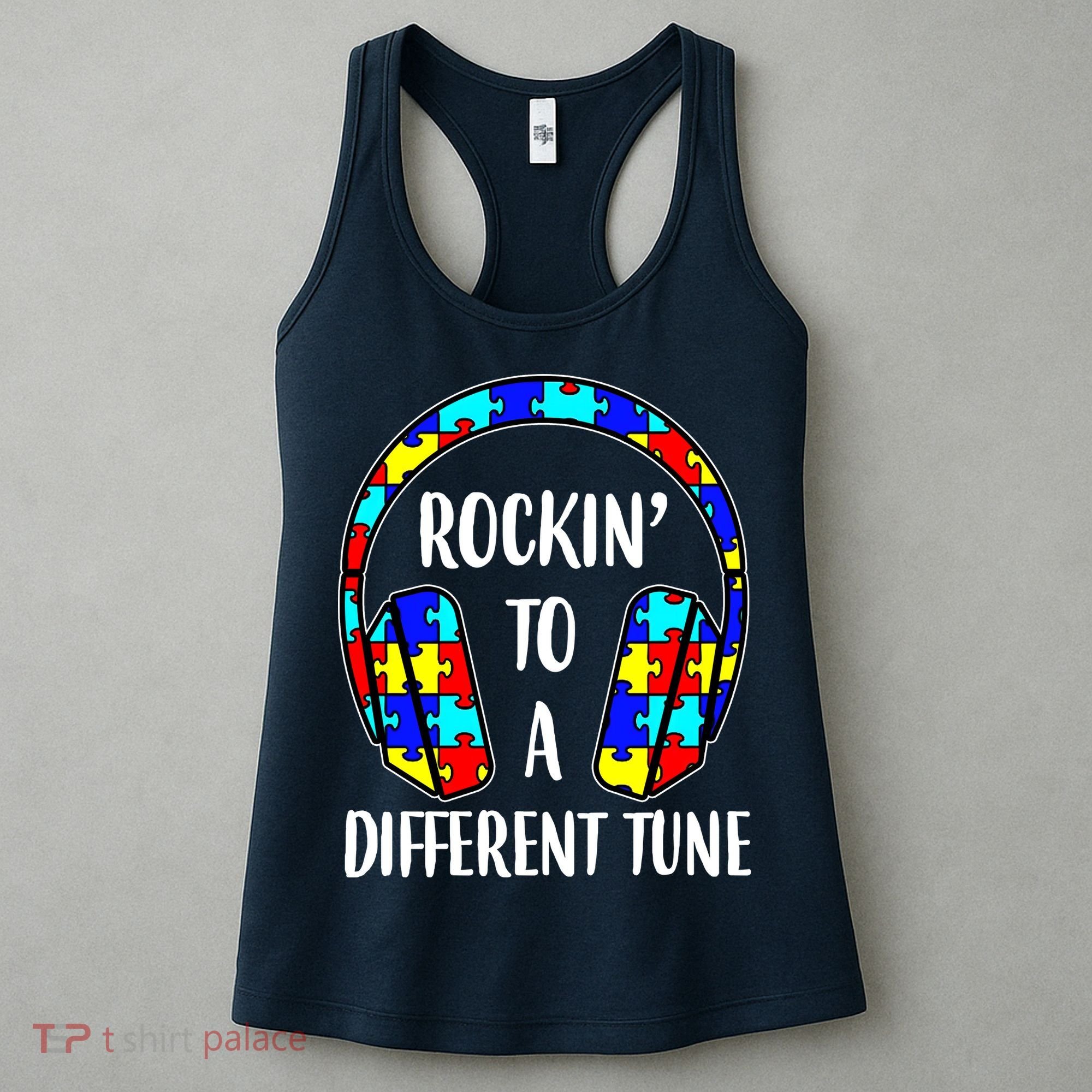 Rockin To A Different Tune Autism Awareness Women's Tank Top