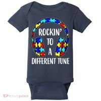 Rockin To A Different Tune Autism Awareness Baby Bodysuit thumb 0