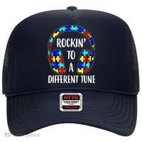 Rockin To A Different Tune Autism Awareness Hat thumb 0