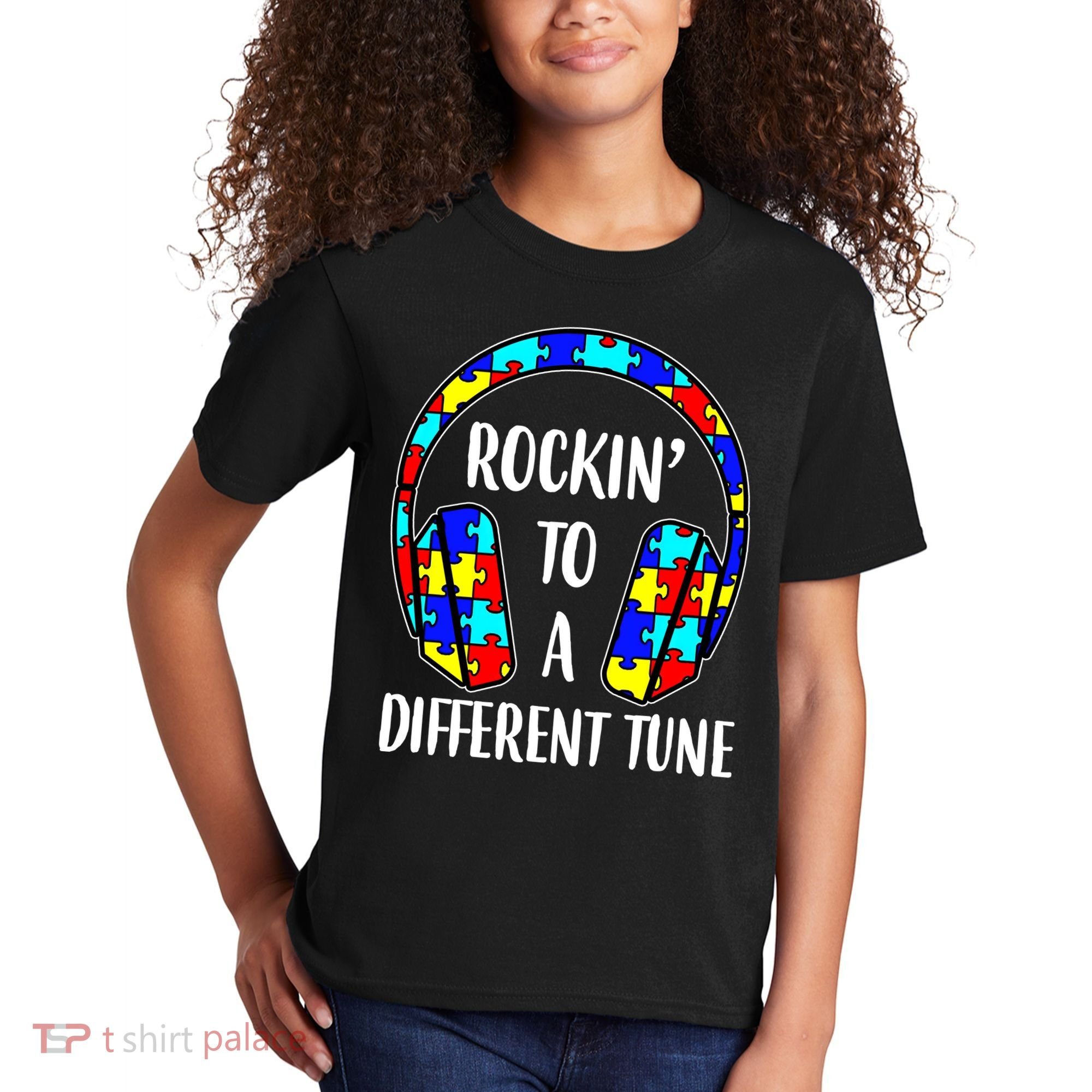 Rockin To A Different Tune Autism Awareness Kids T-Shirt