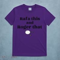 Rafa This And Roger That Roger Federer Lover Fan Thank You Tennis Lover T-Shirt thumb 5
