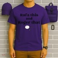 Rafa This And Roger That Roger Federer Lover Fan Thank You Tennis Lover T-Shirt thumb 6