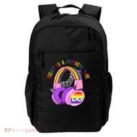 Rockin To A Different Tune Rainbow Autism Awareness Backpack thumb 0