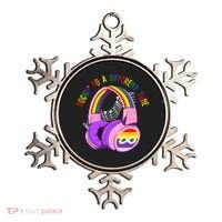 Rockin To A Different Tune Rainbow Autism Awareness Ornament thumb 0
