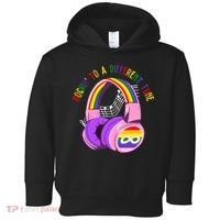 Rockin To A Different Tune Rainbow Autism Awareness Toddler Hoodie thumb 0