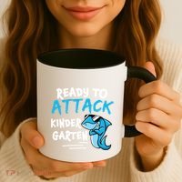 Ready To Attack Kindergarten Cute Kindergarten Funny Gift Coffee Mug thumb 3