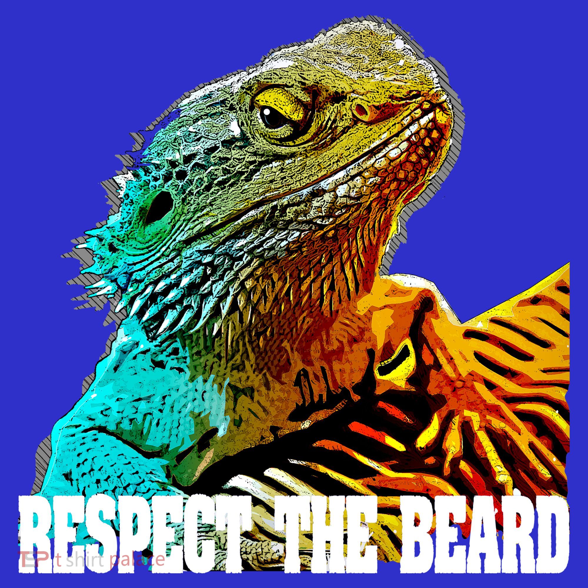Respect The Beard Funny Bearded Dragon Gift Sweatshirt