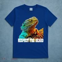 Respect The Beard Funny Bearded Dragon Gift T-Shirt thumb 5