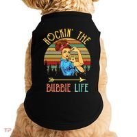 Rockin The Bubbie Life Grandparents Day Gift For Bubbie Doggie Tank thumb 0