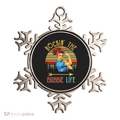 Rockin The Bubbie Life Grandparents Day Gift For Bubbie Ornament