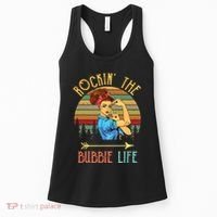 Rockin The Bubbie Life Grandparents Day Gift For Bubbie Women's Tank Top thumb 0