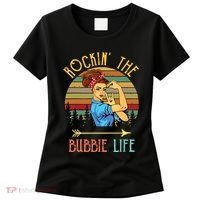 Rockin The Bubbie Life Grandparents Day Gift For Bubbie Women's T-Shirt thumb 0