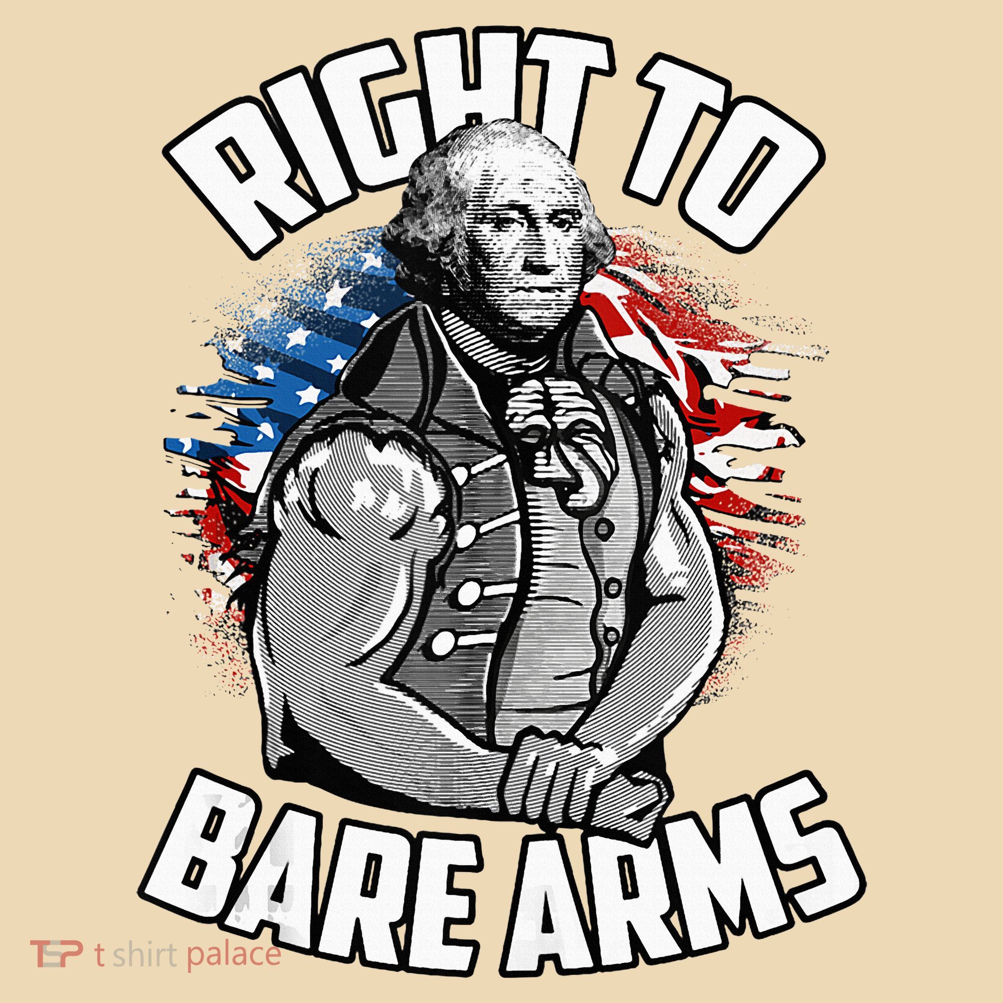 Right To Bare Arms 4th Of July Tote Bag