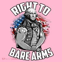 Right To Bare Arms 4th Of July Coaster thumb 2