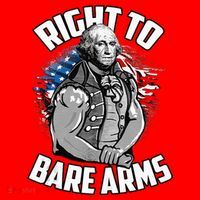 Right To Bare Arms 4th Of July Santa Hat thumb 1