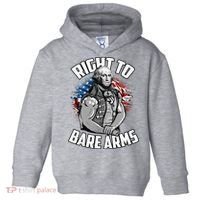Right To Bare Arms 4th Of July Toddler Hoodie thumb 0